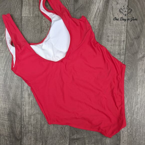 Capbaby Letter Print Backless One Piece Swimsuit Size M - Picture 3 of 3